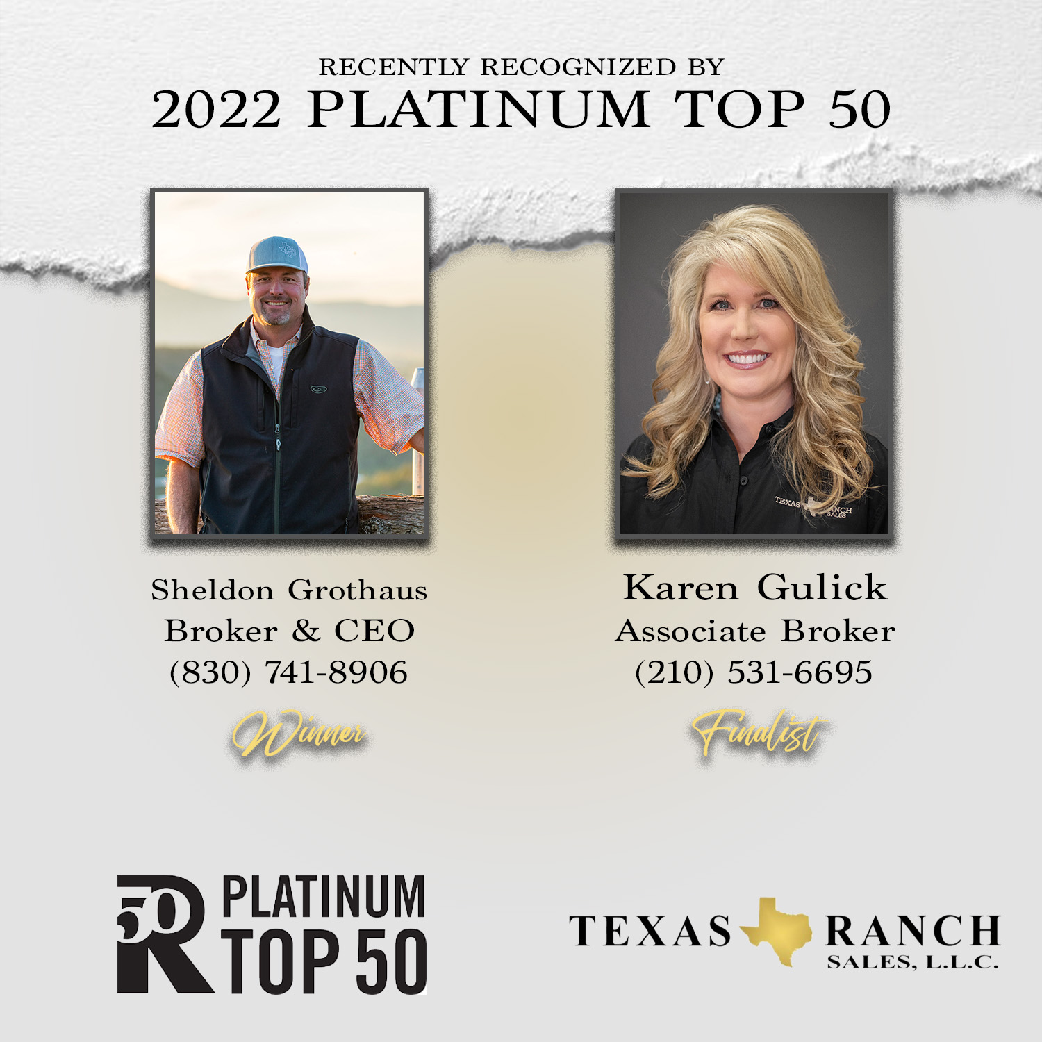 Texas Ranch Sales, L.L.C. - Congratulations to Sheldon Grothaus and ...