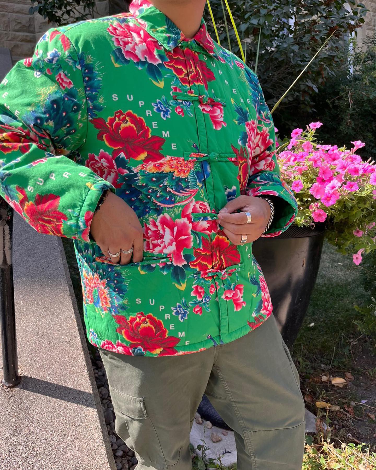 From Another - This fantastic Supreme Peacock jacket just landed 