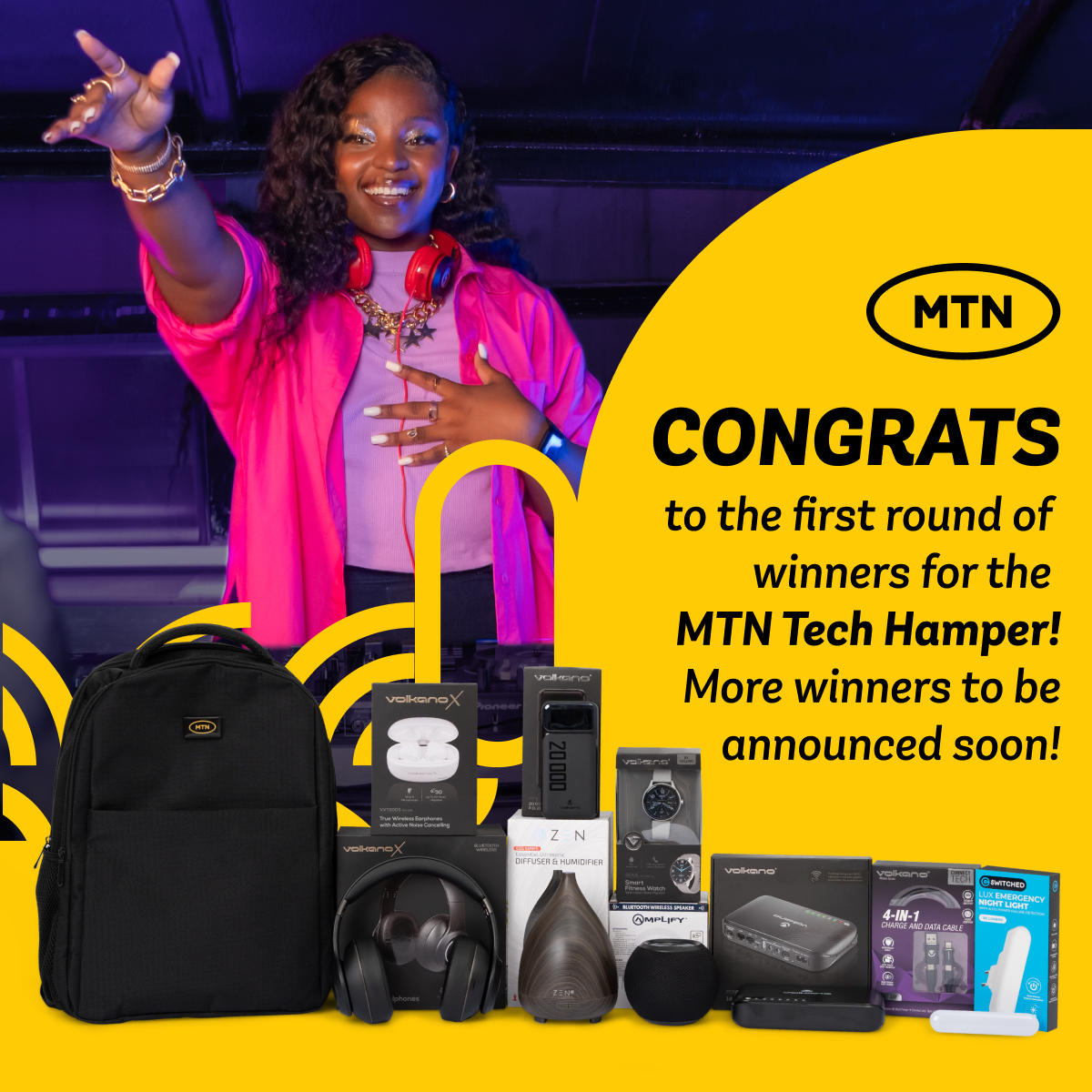 PEP Cell - A big congratulations to the winners of the MTN...