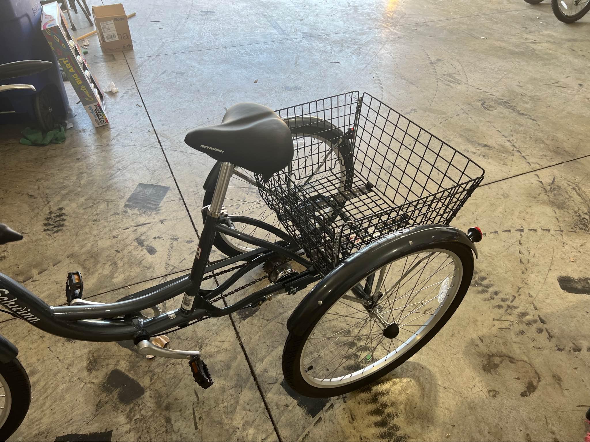 schwinn bicycle basket Lighted Child Multi / One Size Add convenient cargo space to your bike with the Quick Release Wire Basket by Schwinn Cambridge Bicycle Basket - Wicker