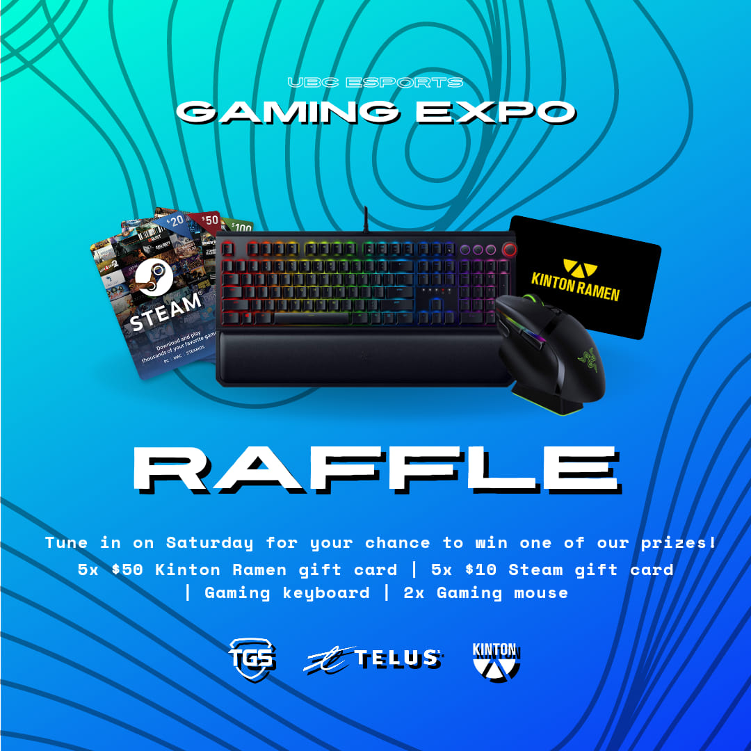 💰 Did someone say RAFFLES? 💰... - UBC Esports Association | Facebook