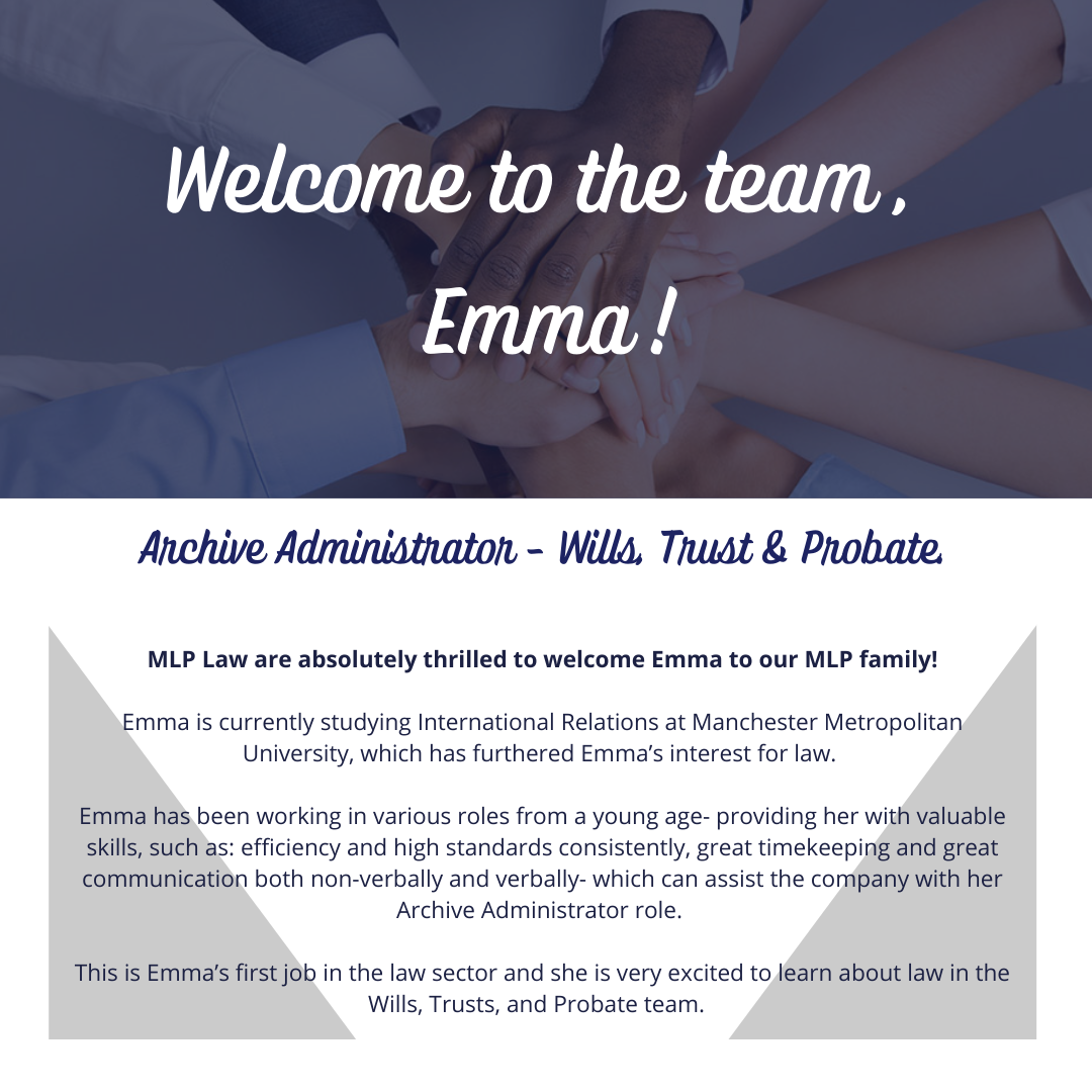 MLP Law Ltd - We are delighted to announce that Emma has... | Facebook