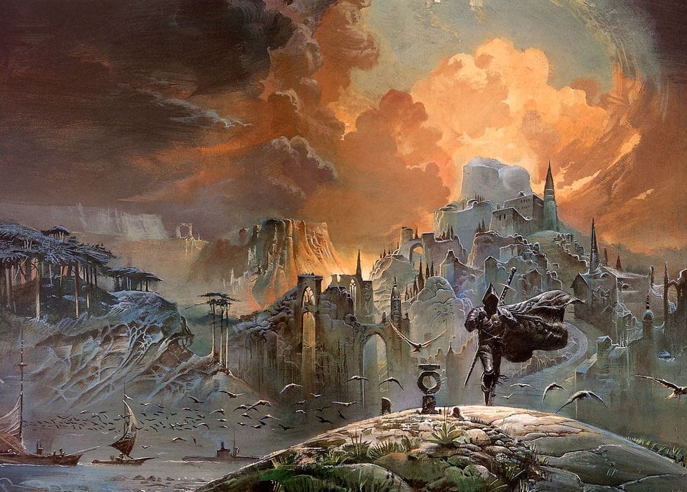 Gene Wolfe's The Shadow of the Torturer book cover art