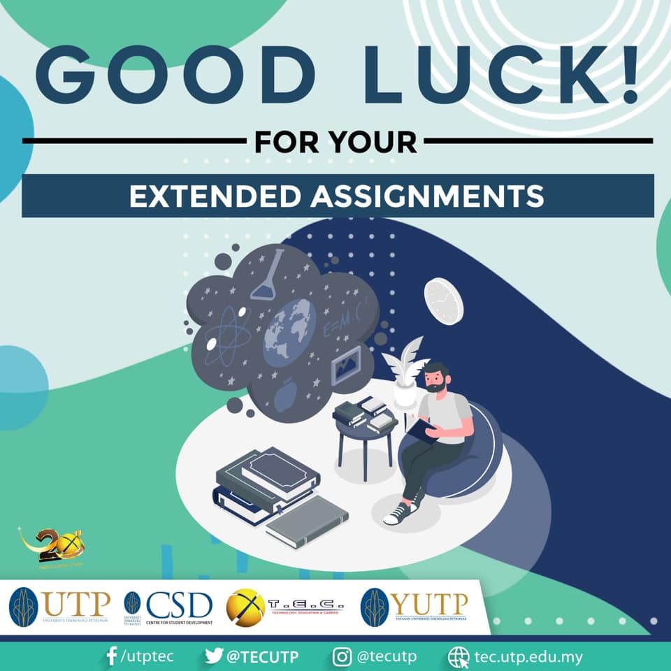 [ALL THE BEST FOR YOUR EXTENDED ASSIGNMENTS] We would like to wish ...