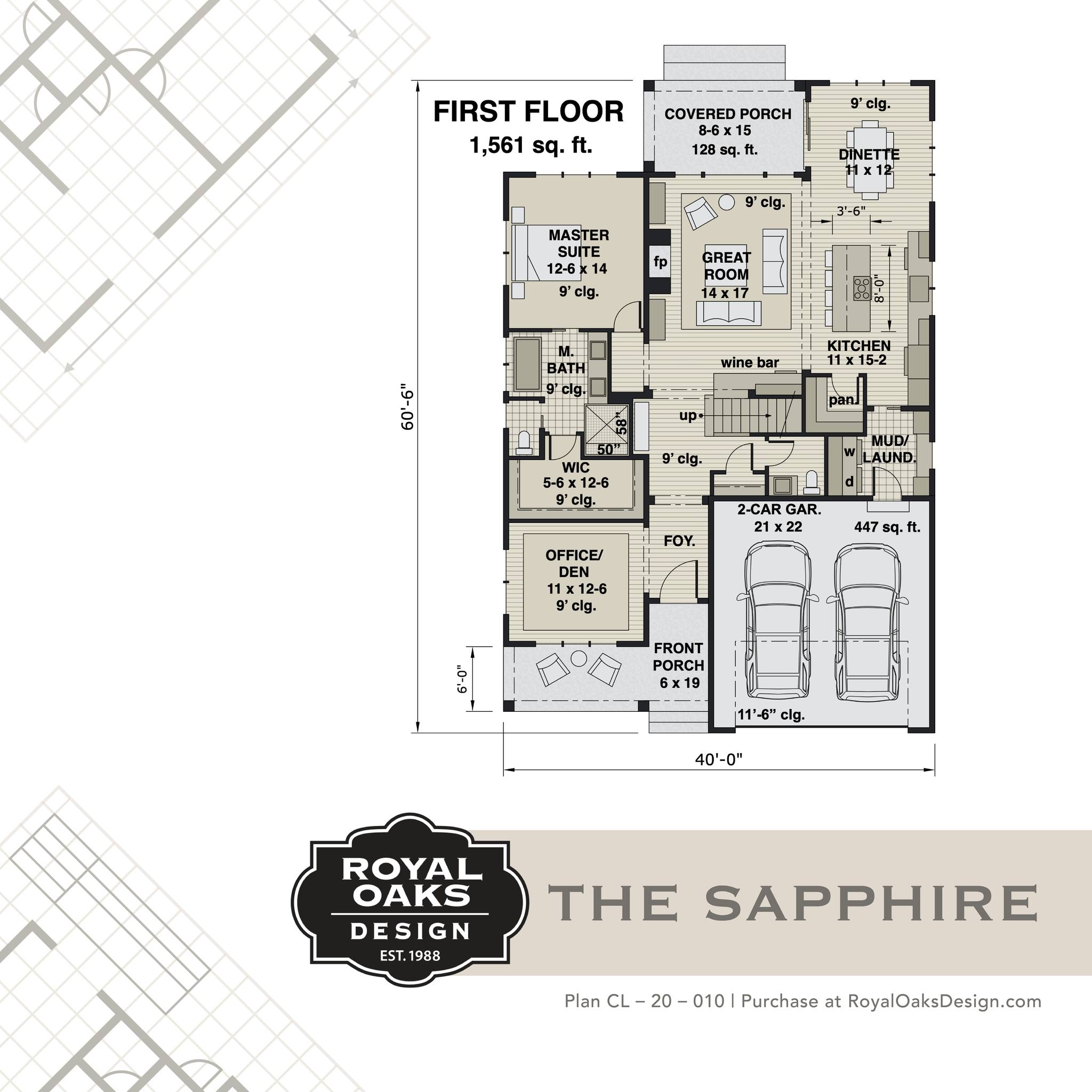 Meet The Sapphire! This gorgeous... - Royal Oaks Design, Inc. | Facebook