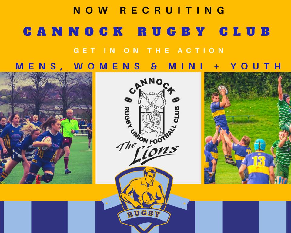 Cannock Rugby Club - A pandemic doesn’t stop you joining something ...