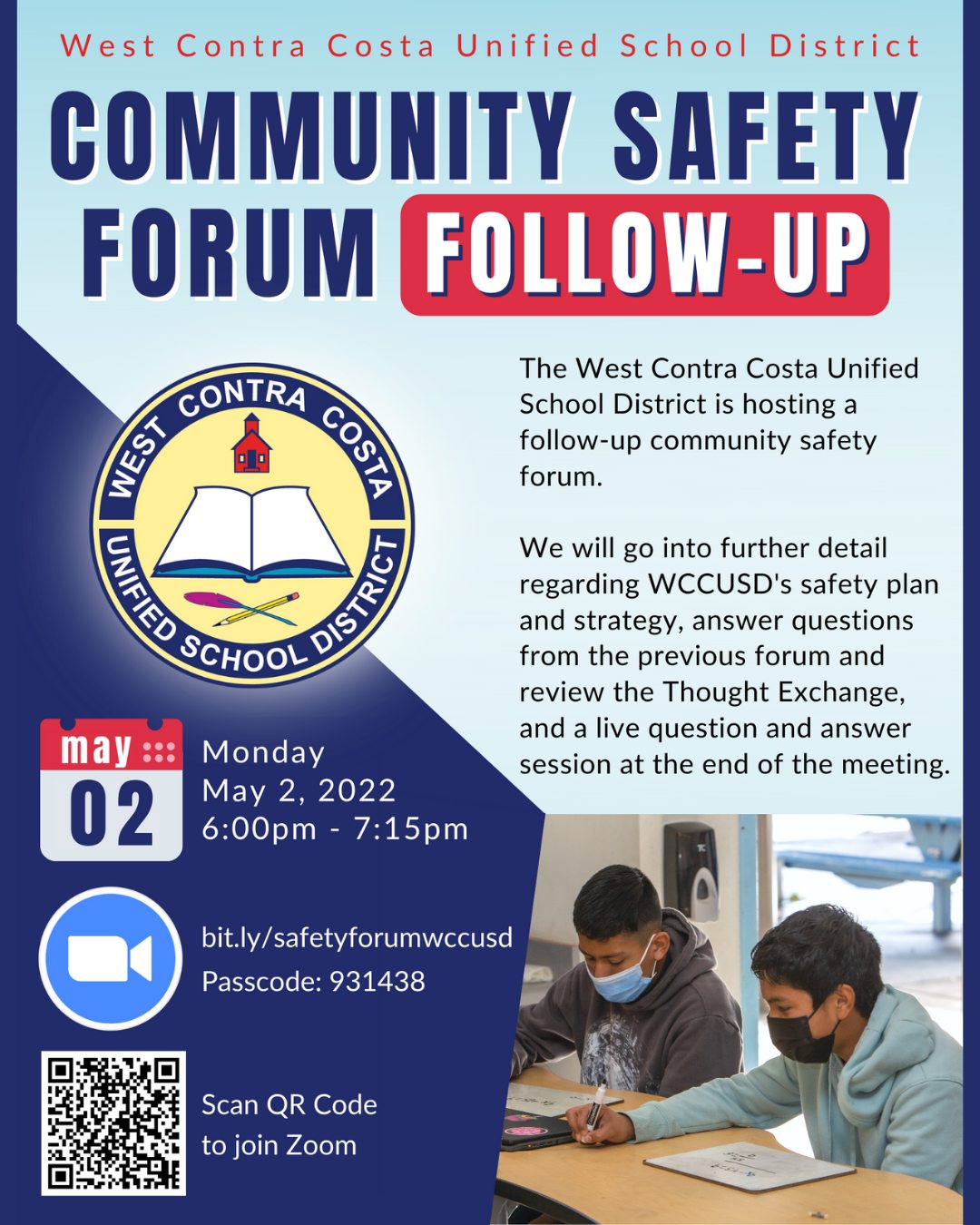 The West Contra Costa Unified... - West Contra Costa Schools | Facebook