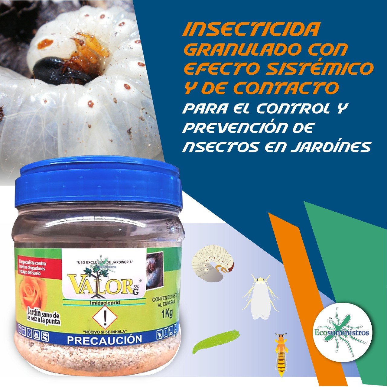 EcoSuministros - Valor 5% G Insecticida Granulado para...