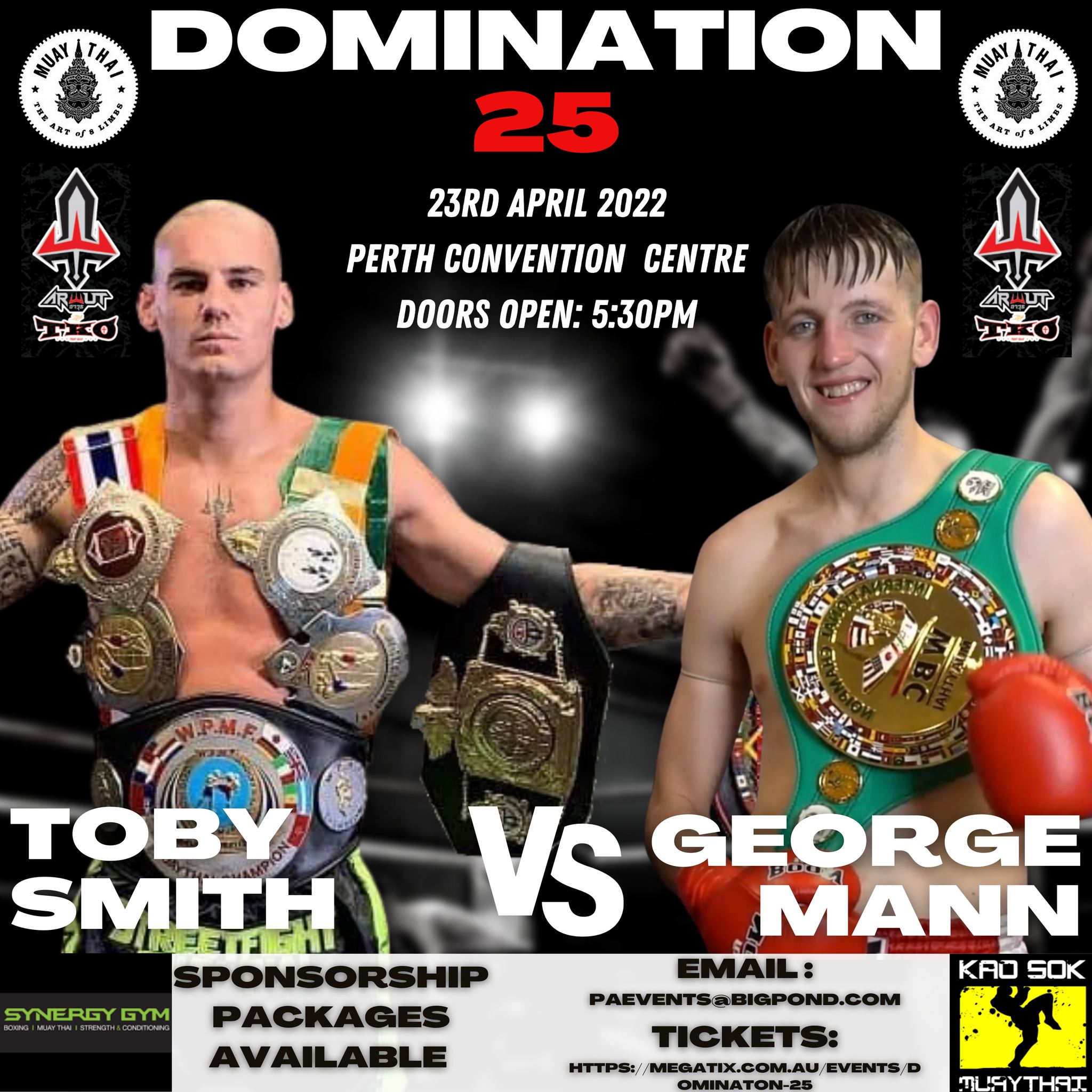 💥DOMINATION - 23RD APRIL 2022 💥THE... - Domination Muay Thai