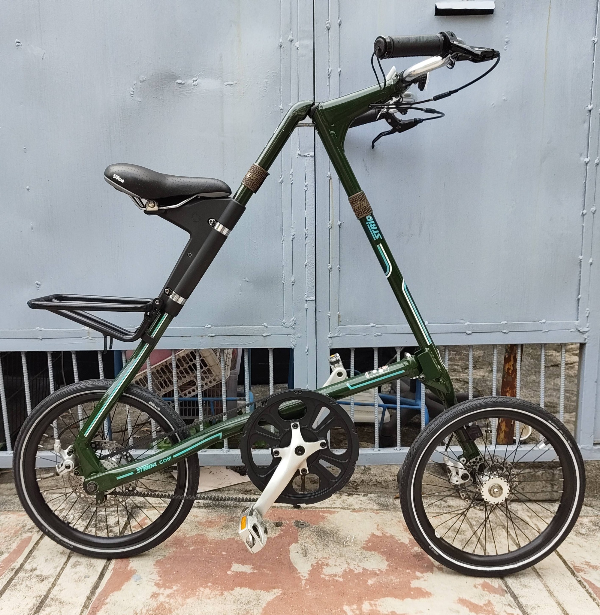 Strida SX racing green folding bike review