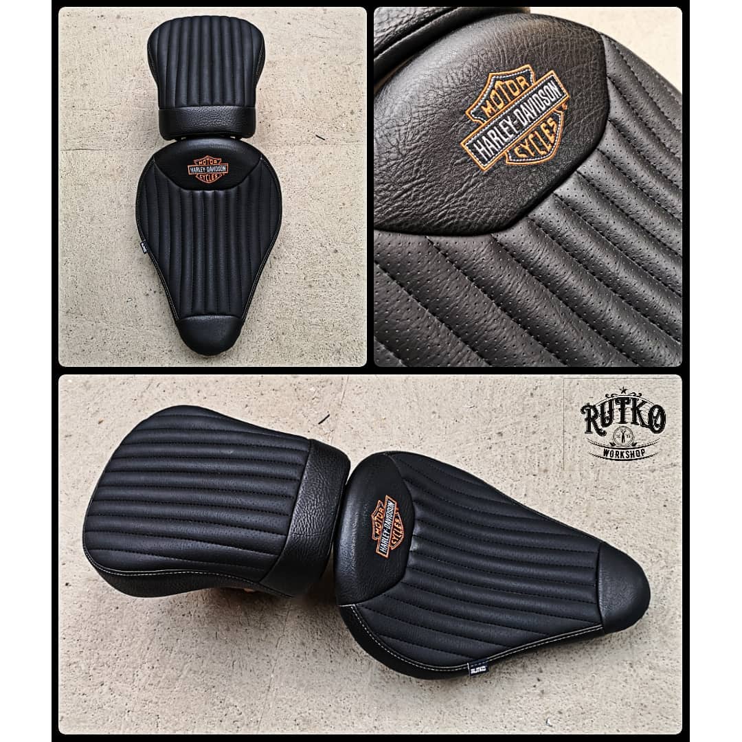 Sellerie Rutko - Selle confort pour harley softail...
