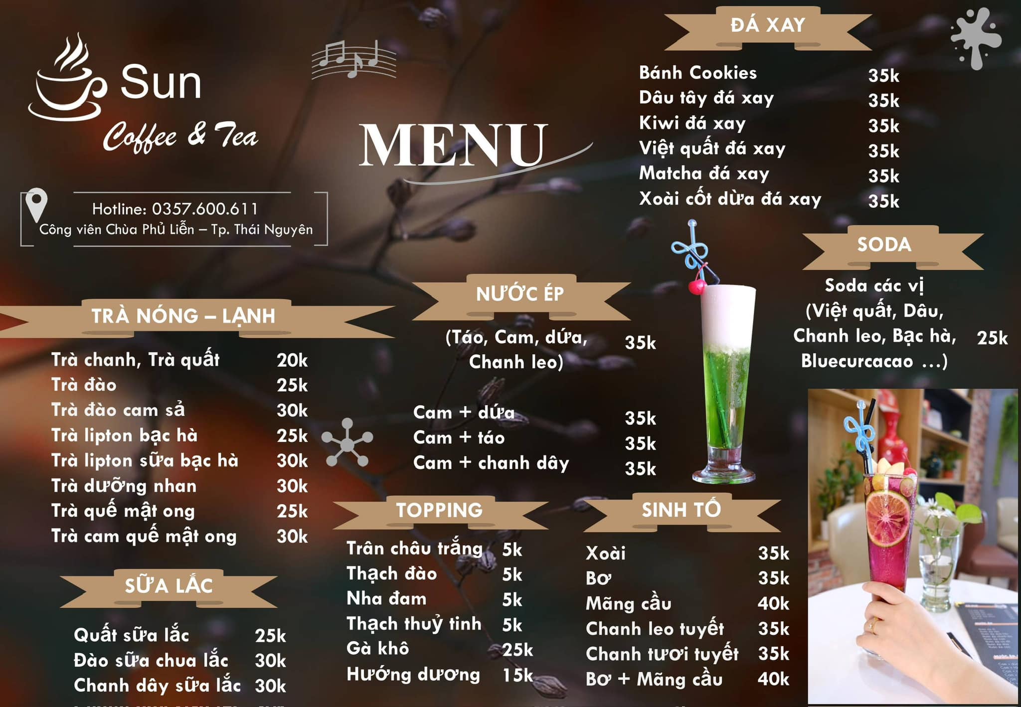Sun Coffee & Tea | Thái Nguyên
