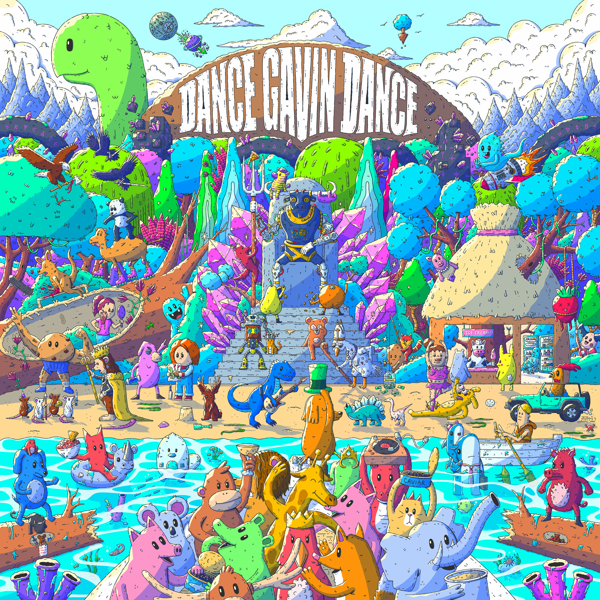 Dance Gavin Dance Tribute Drawing Featuring Music and Art References