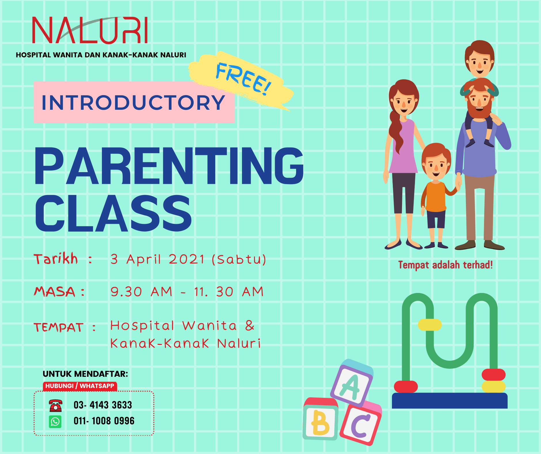 Kelas Parenting Hospital Wanita Kanak Kanak Naluri Facebook