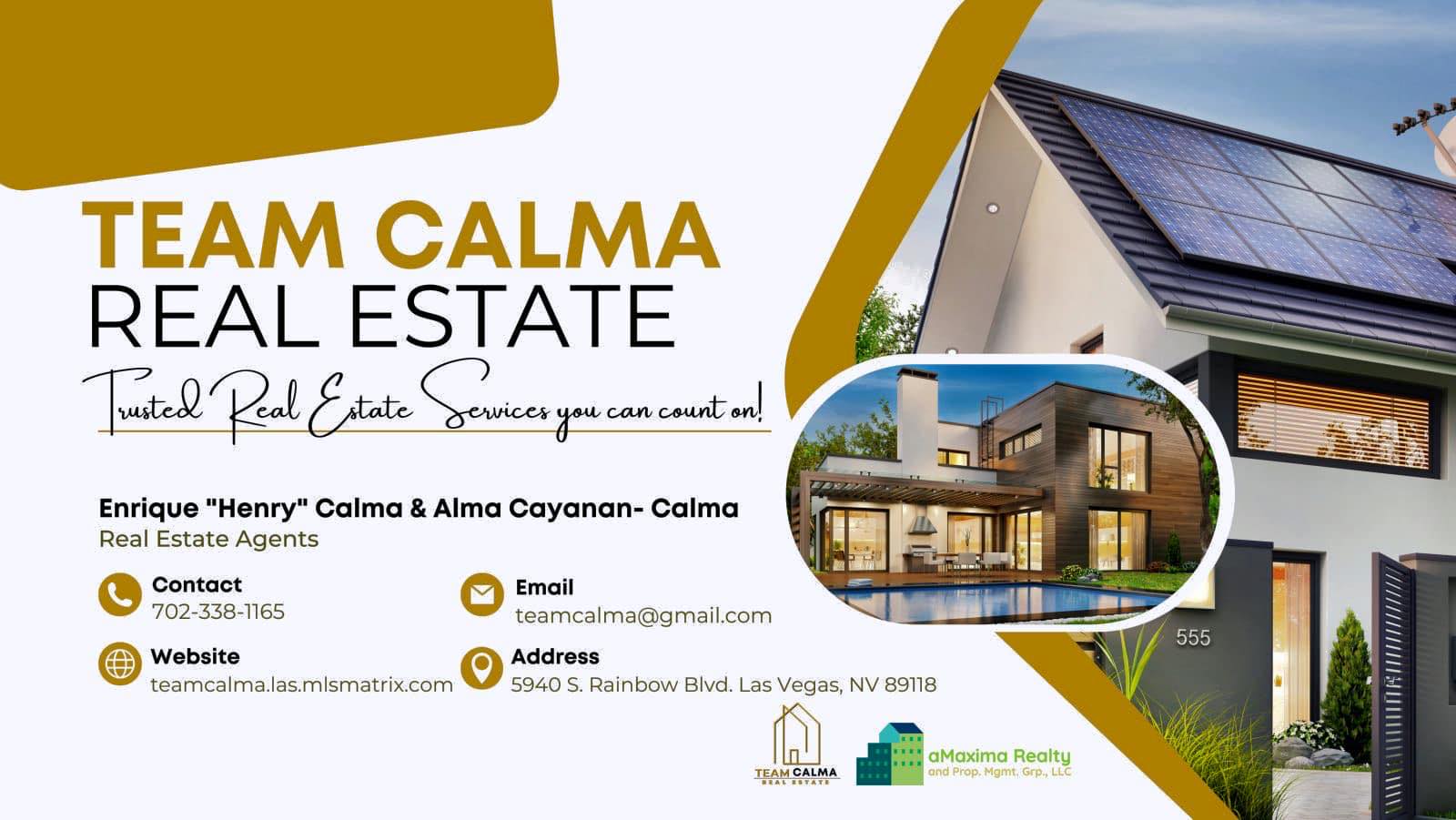 Team Calma - Real Estate Agents | Las Vegas NV