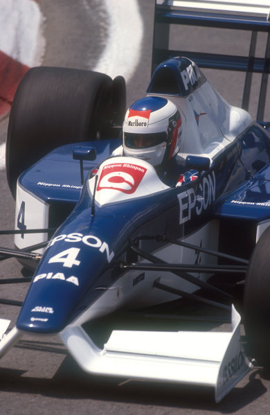 Jean Alesi's Tyrrell 019 Ford DFR V8 at 1990 Canadian GP