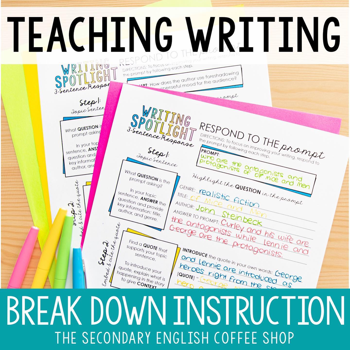 Teaching writing is my JAM!... - The Daring English Teacher | Facebook