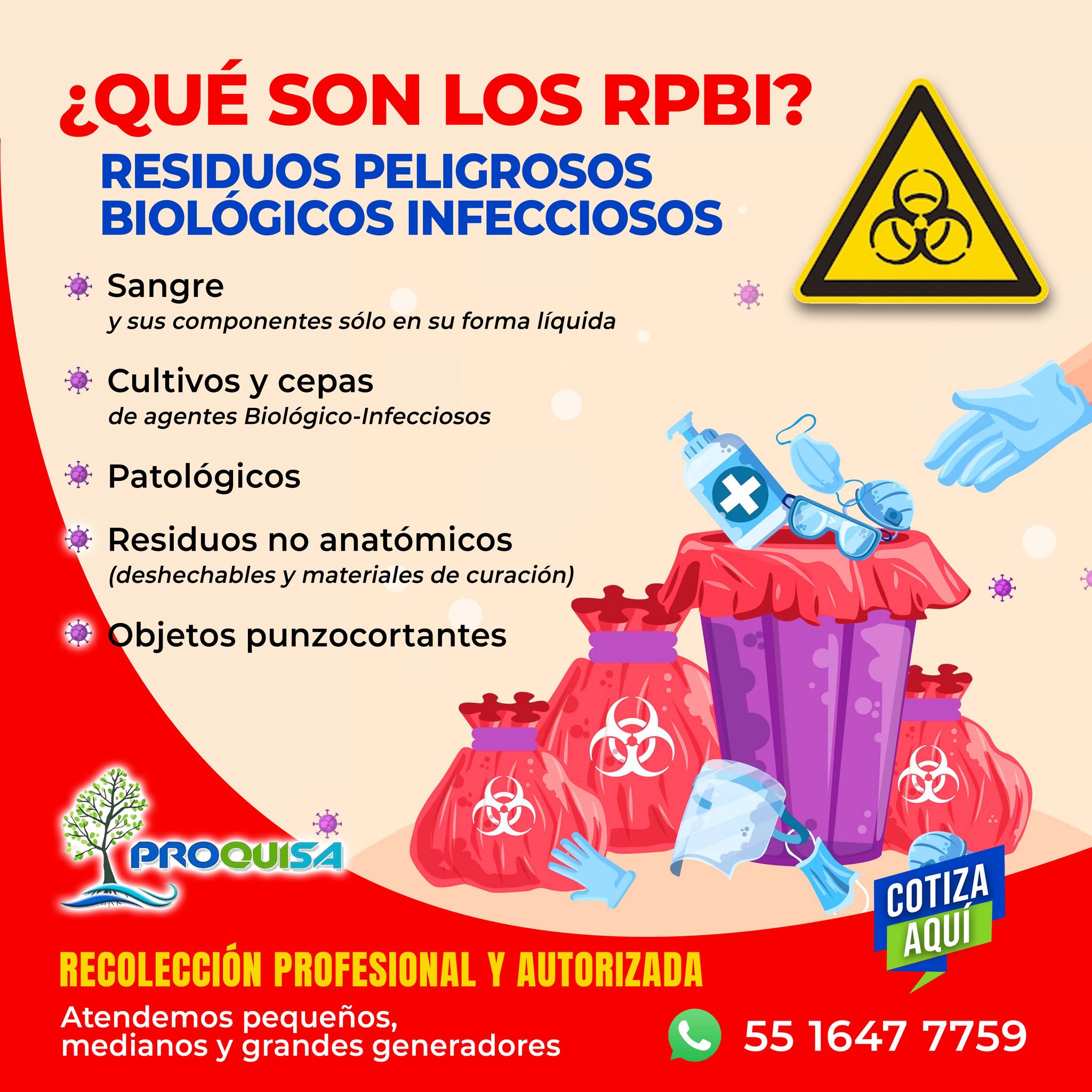 Proquisa Mx - ¿Qué son los RPBI? Residuos Peligrosos... | Facebook