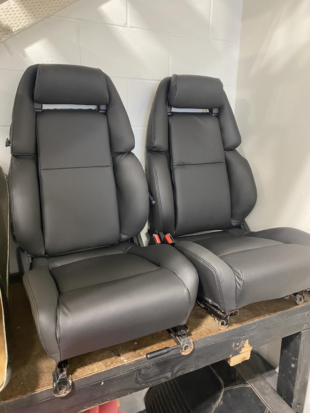 Pair of 1996 Nissan 300ZX seats fully reupholstered with brand new