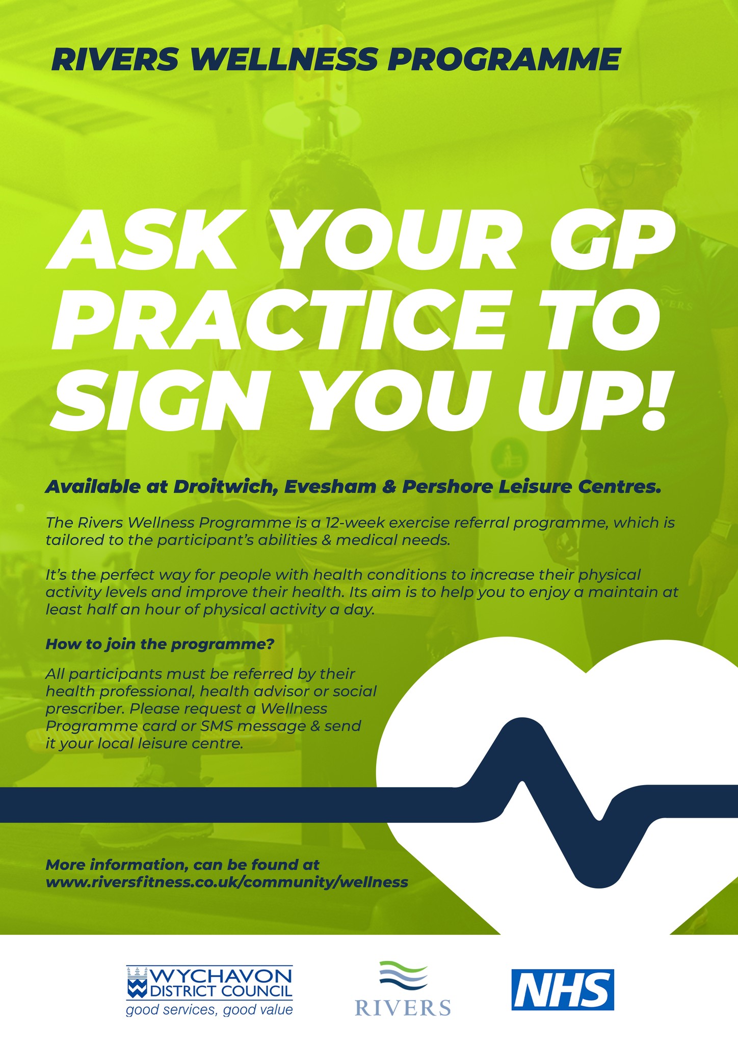 💚 Rivers Wellness Programme - GP... - Pershore Leisure Centre | Facebook