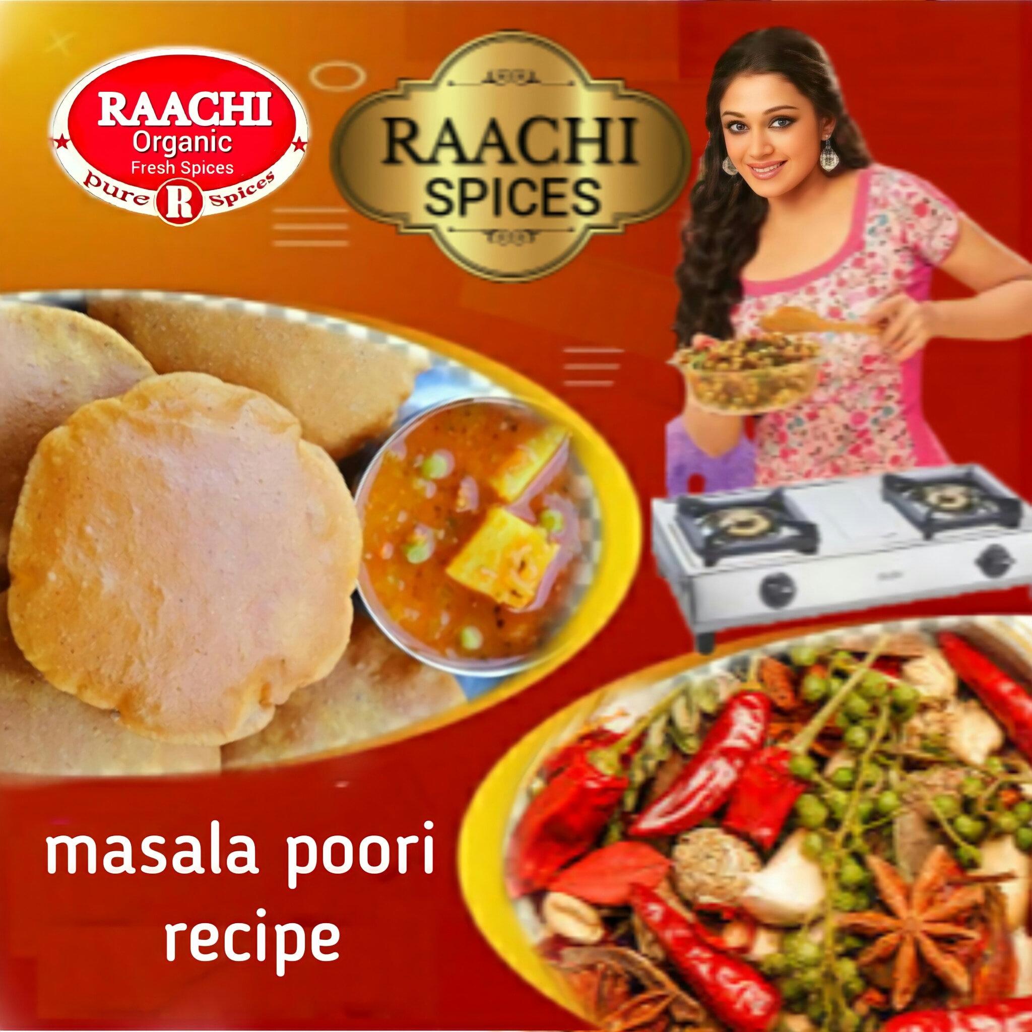 RAACHI - How to make masala poori recipe | tikhat poori | tikhi puri