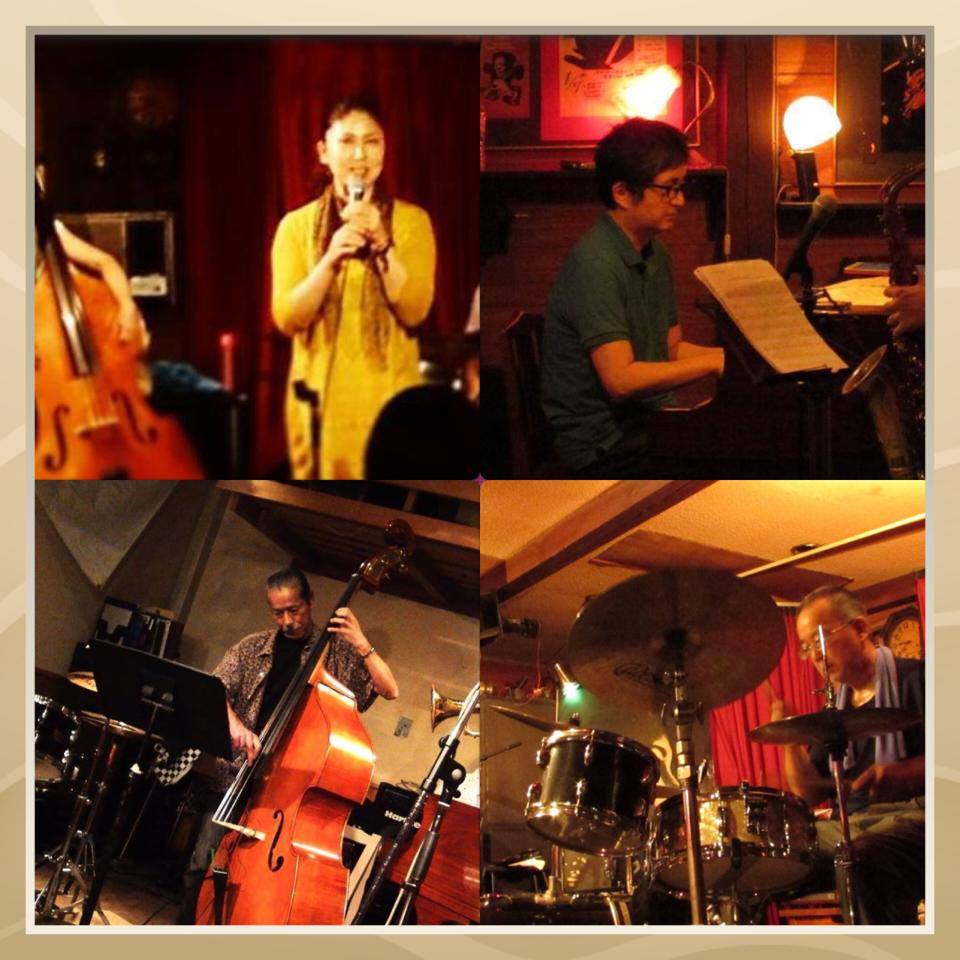 足利 Jazz 屋根裏 9月6日 土 の出演 30 Mc 1600 梅田 昌代 Vo 久保園 英一 P 宮嶋 孝夫 B 岩本 次郎 Ds 久しぶりのvocalライブです 皆さま お待ちしています Facebook