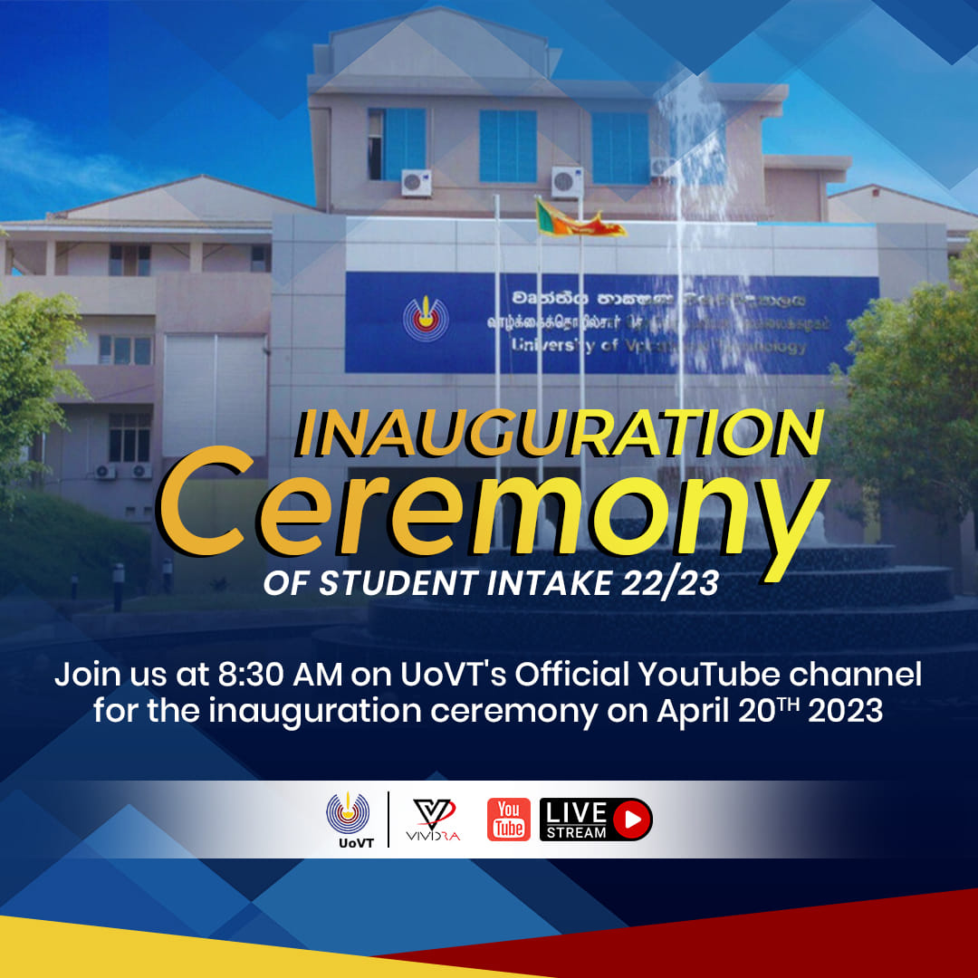 Inaugurati... - Vividra - University of Vocational Technology | Facebook