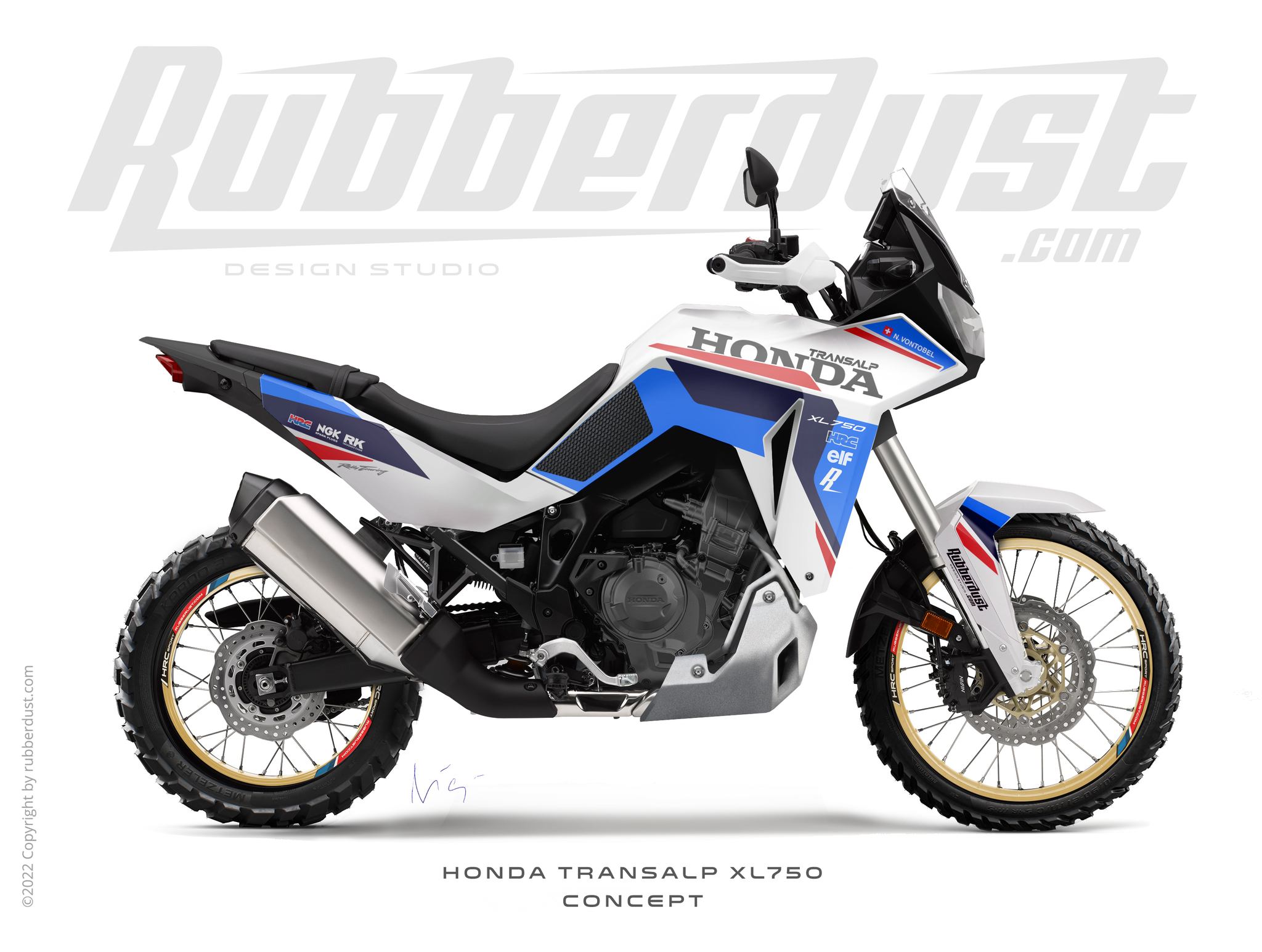 Official sketch from the #design team at #HondaMotorcycles of the