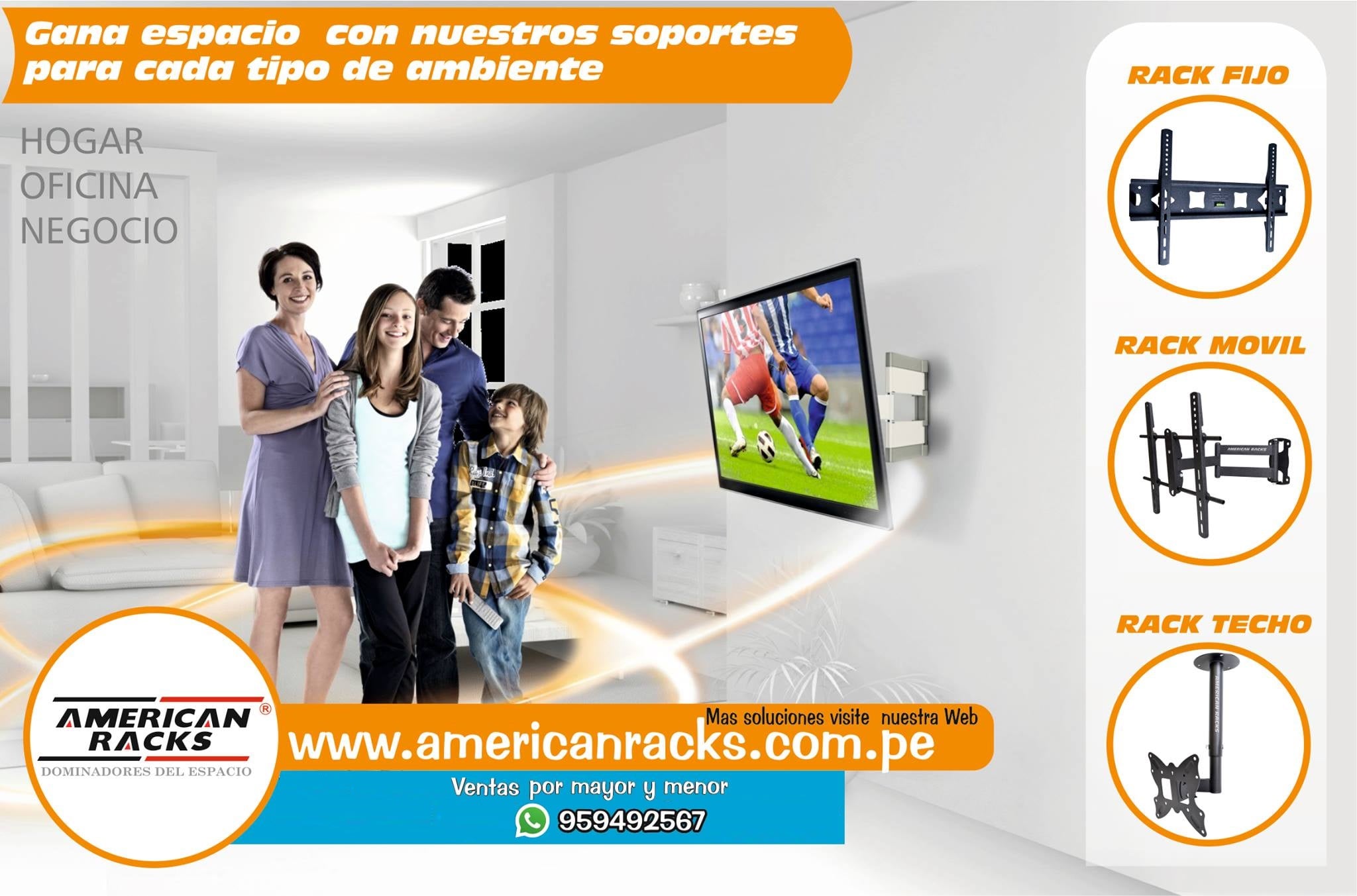 American Racks - ¿NECESITAS UN RACK (SOPORTE) PARA TU TV?... | Facebook