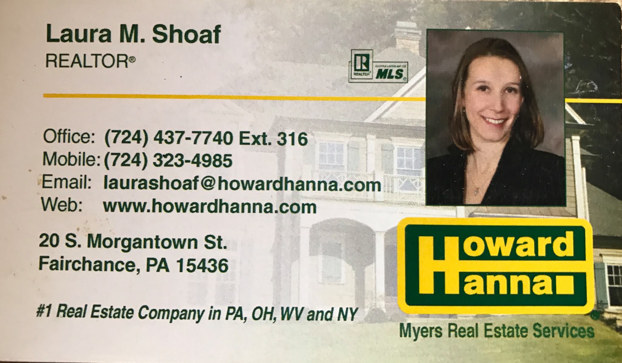 Laura Shoaf- Howard Hanna Myers Real Estate Agent | Fairchance PA
