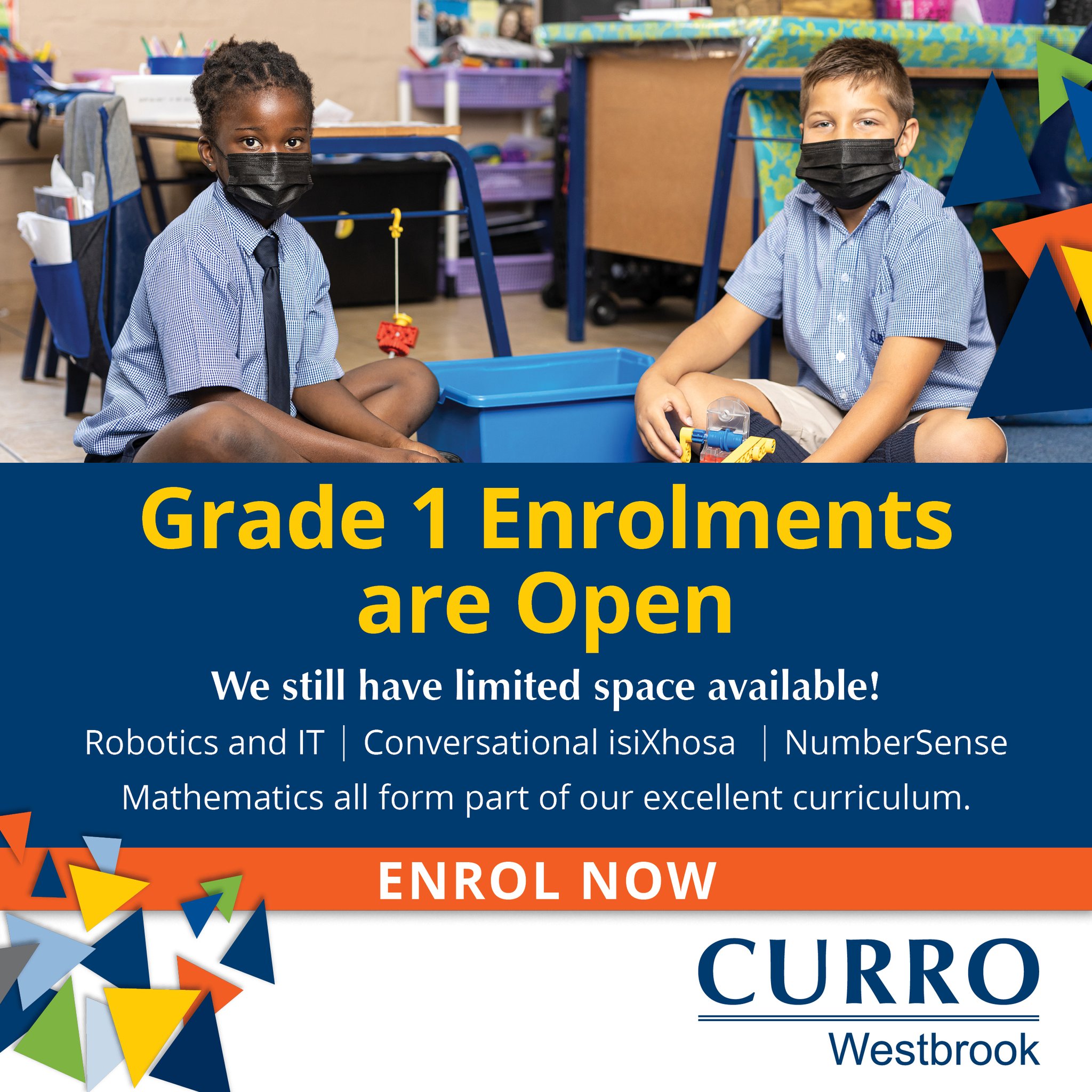 Curro Westbrook - Grade 1 2023- Applications are OPEN! We...