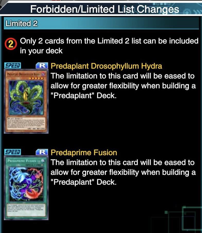 yugioh predaplant deck list Complete Custom for Yu-Gi-Oh! ARC-V Konami updates Predaplant cards in