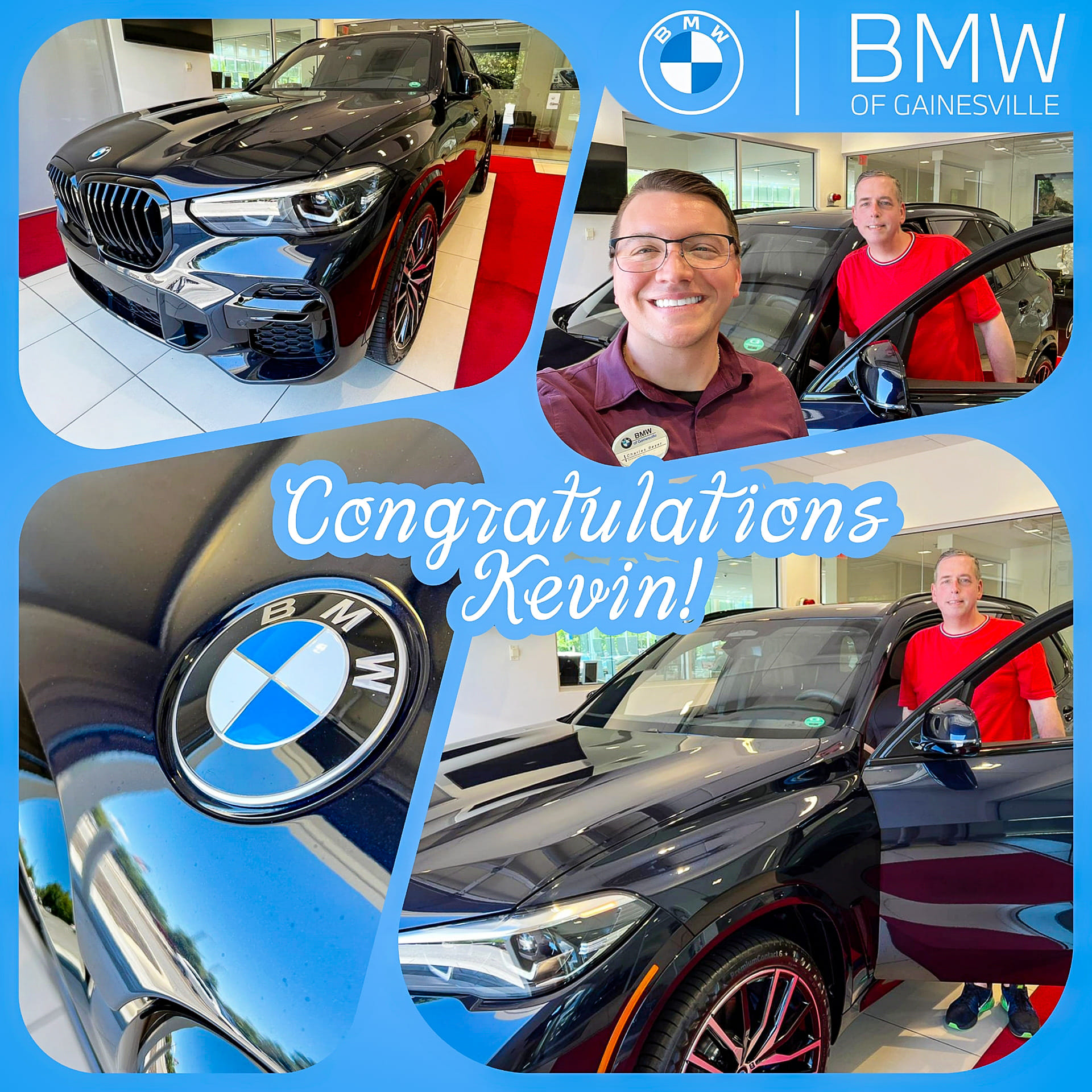 Congratulations Kevin on your new... - BMW of Gainesville | Facebook