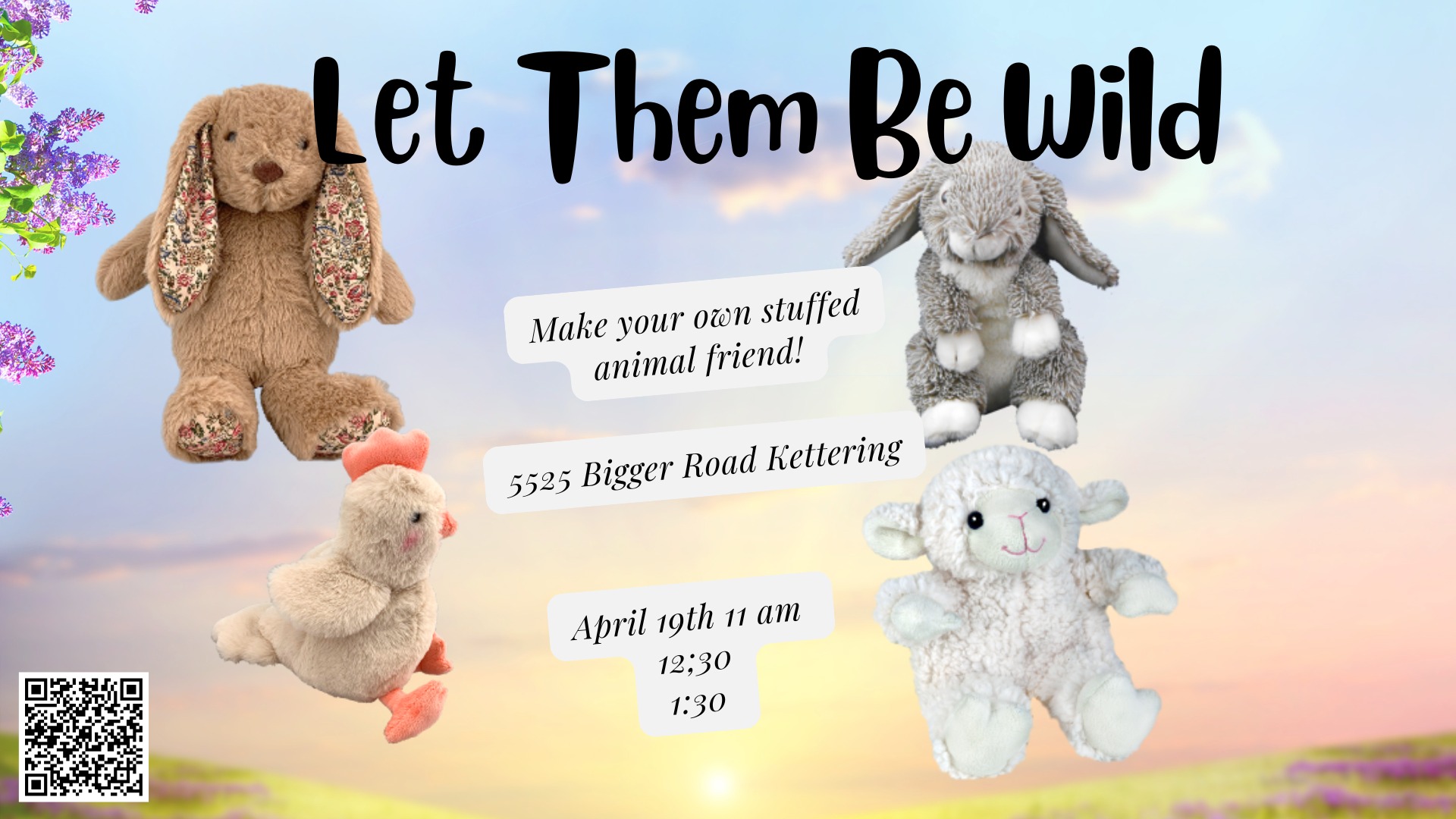 Spring pals- Make a friend (Make your own stuffed animal party)
