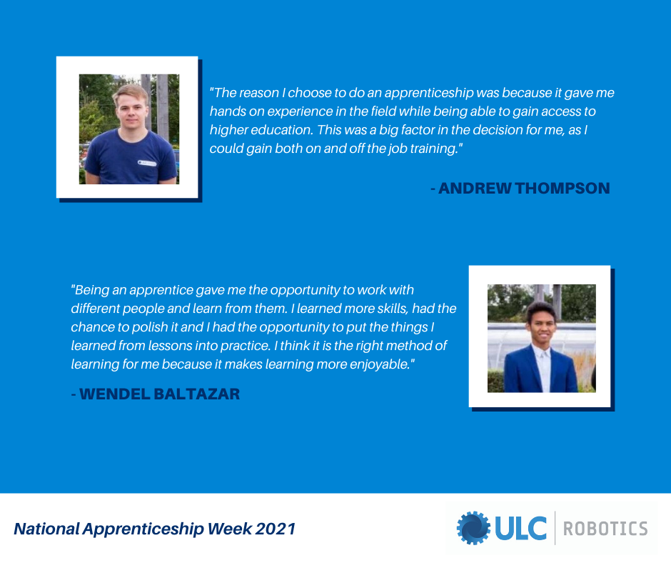 This week marks National Apprenticeship... - ULC Technologies | Facebook