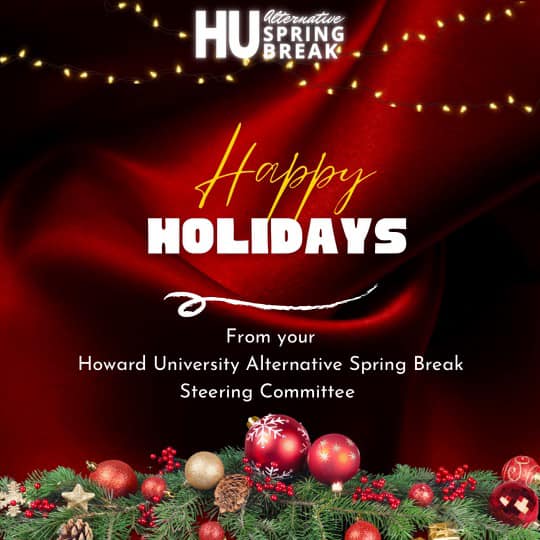Howard University Alternative Spring Break - HUASB