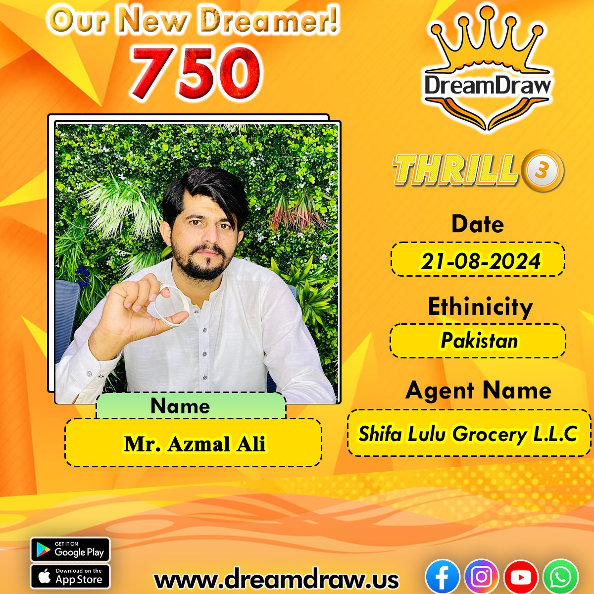 Dream Draw - Congratulations to Our New Dreamer! 🎉 Meet...