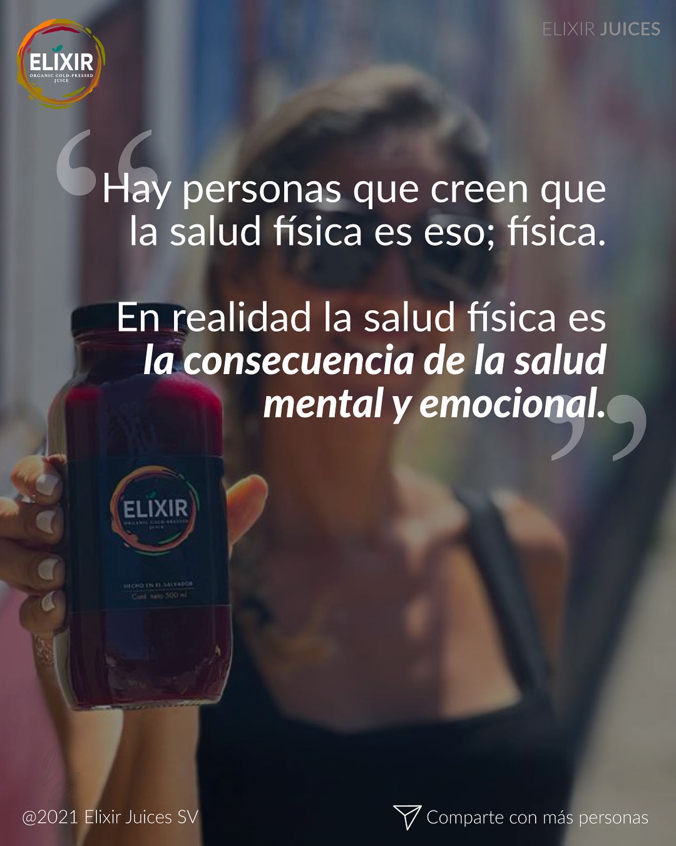 Al inundar su cuerpo con los nutrientes... - Elixir Juices SV | Facebook