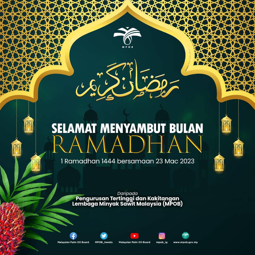 📣 Seluruh warga MPOB... - Malaysian Palm Oil Board - MPOB | Facebook
