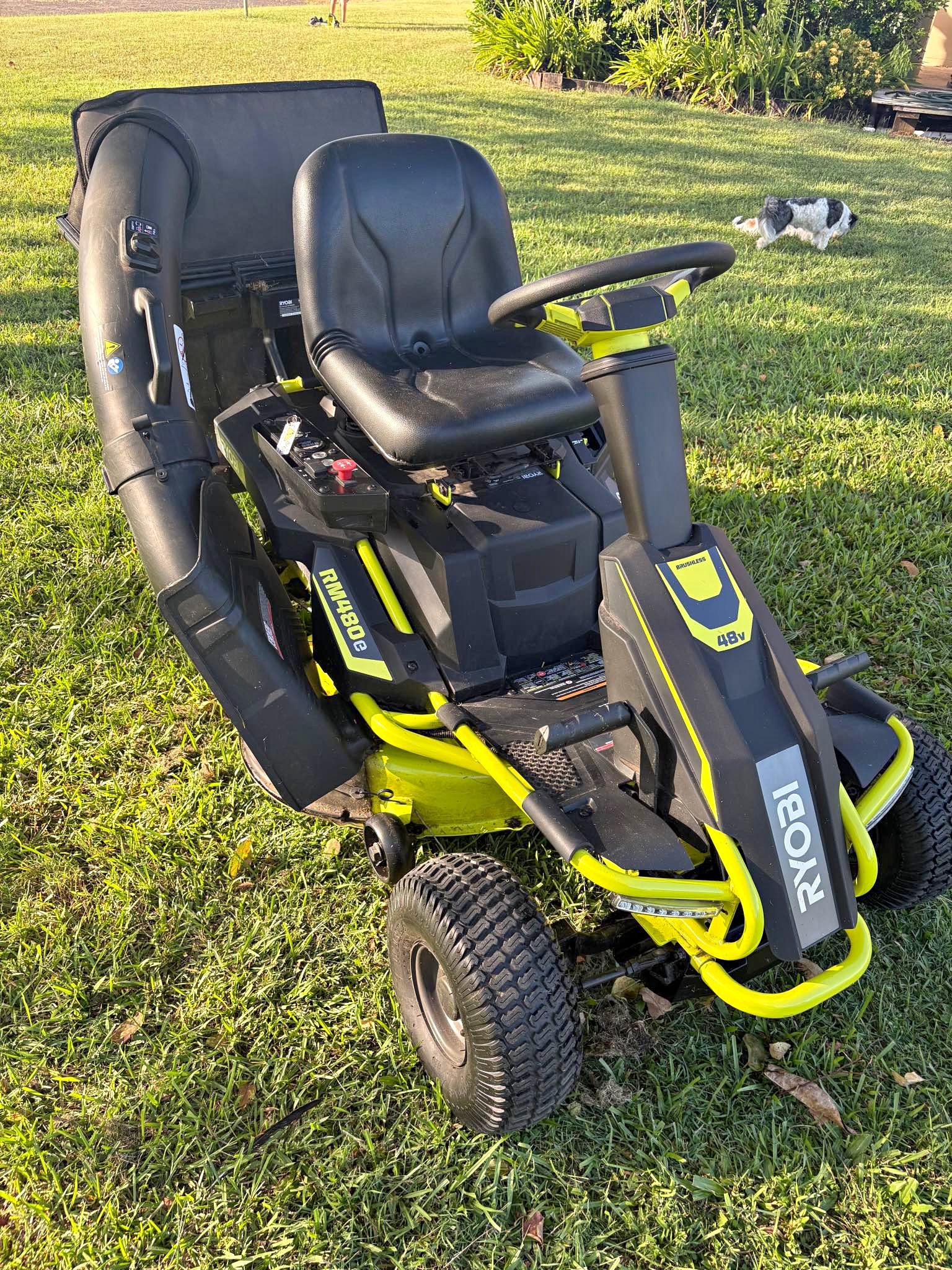 Ryobi RM480E Electric Ride on Mower - Lawn Mowers - Hervey Bay ...
