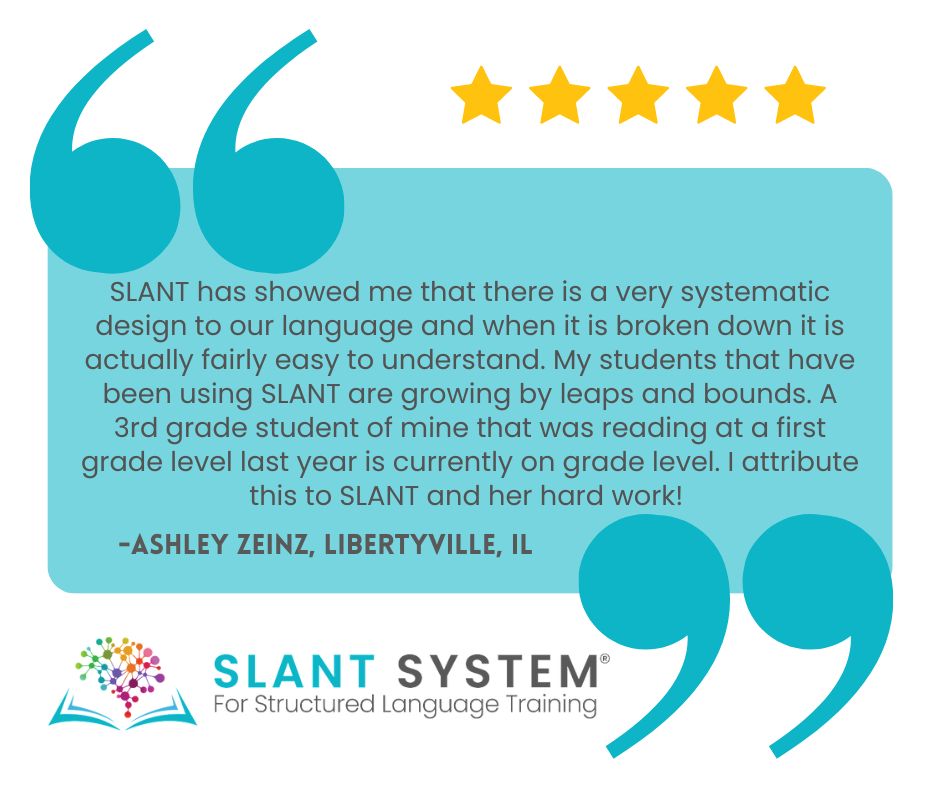 The... - SLANT System Orton-Gillingham Structured Literacy