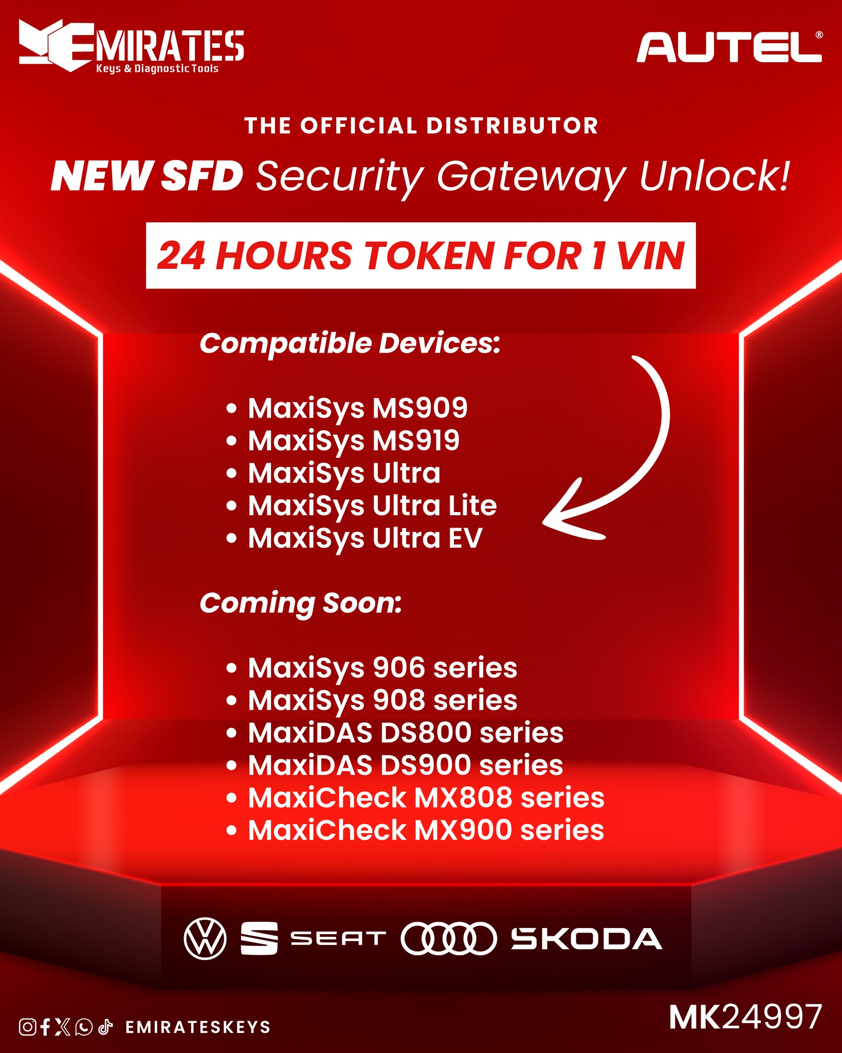Emirates Keys - 📟 NEW Autel SFD Security Gateway Unlock!...