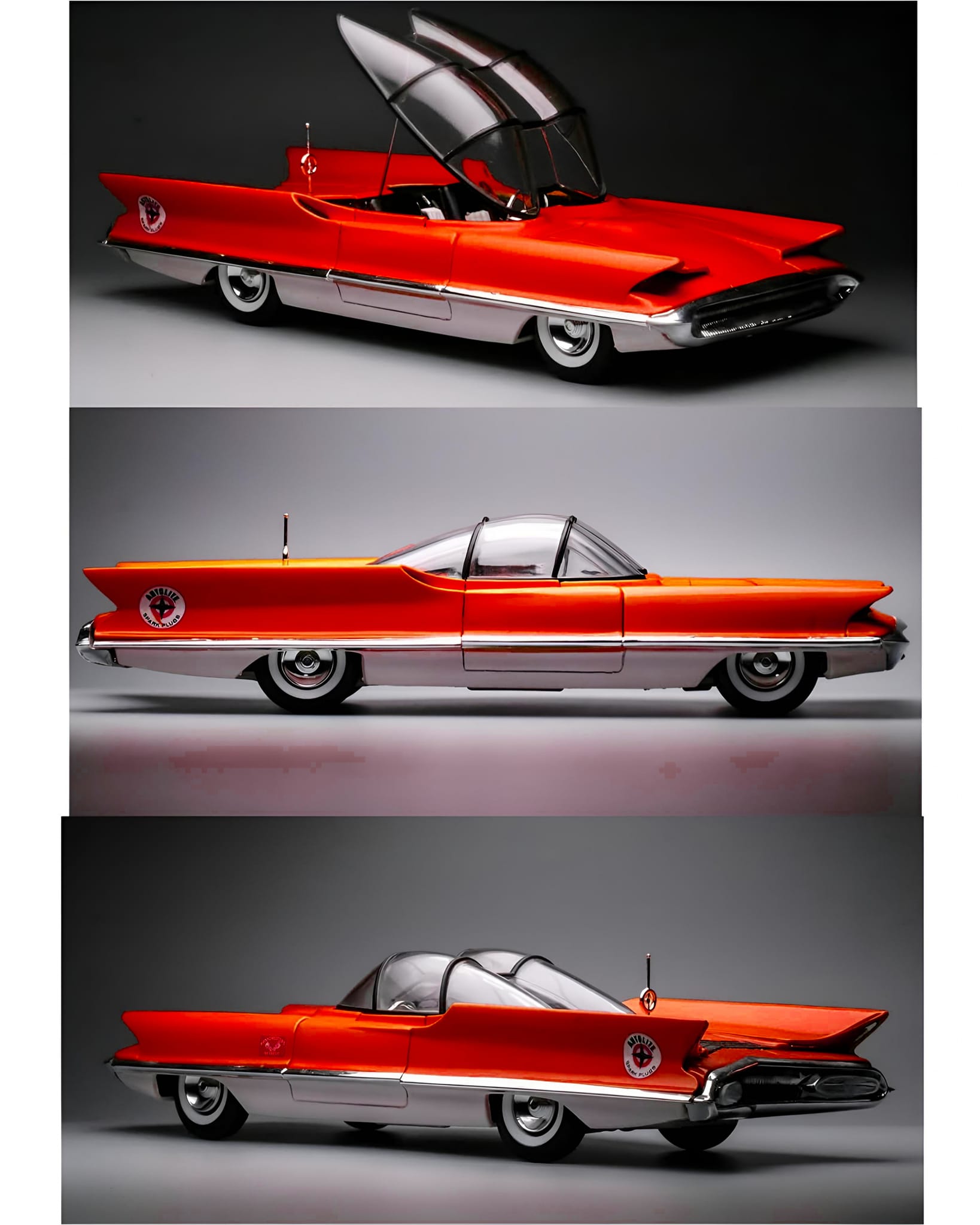 1955 Lincoln Futura's futuristic design