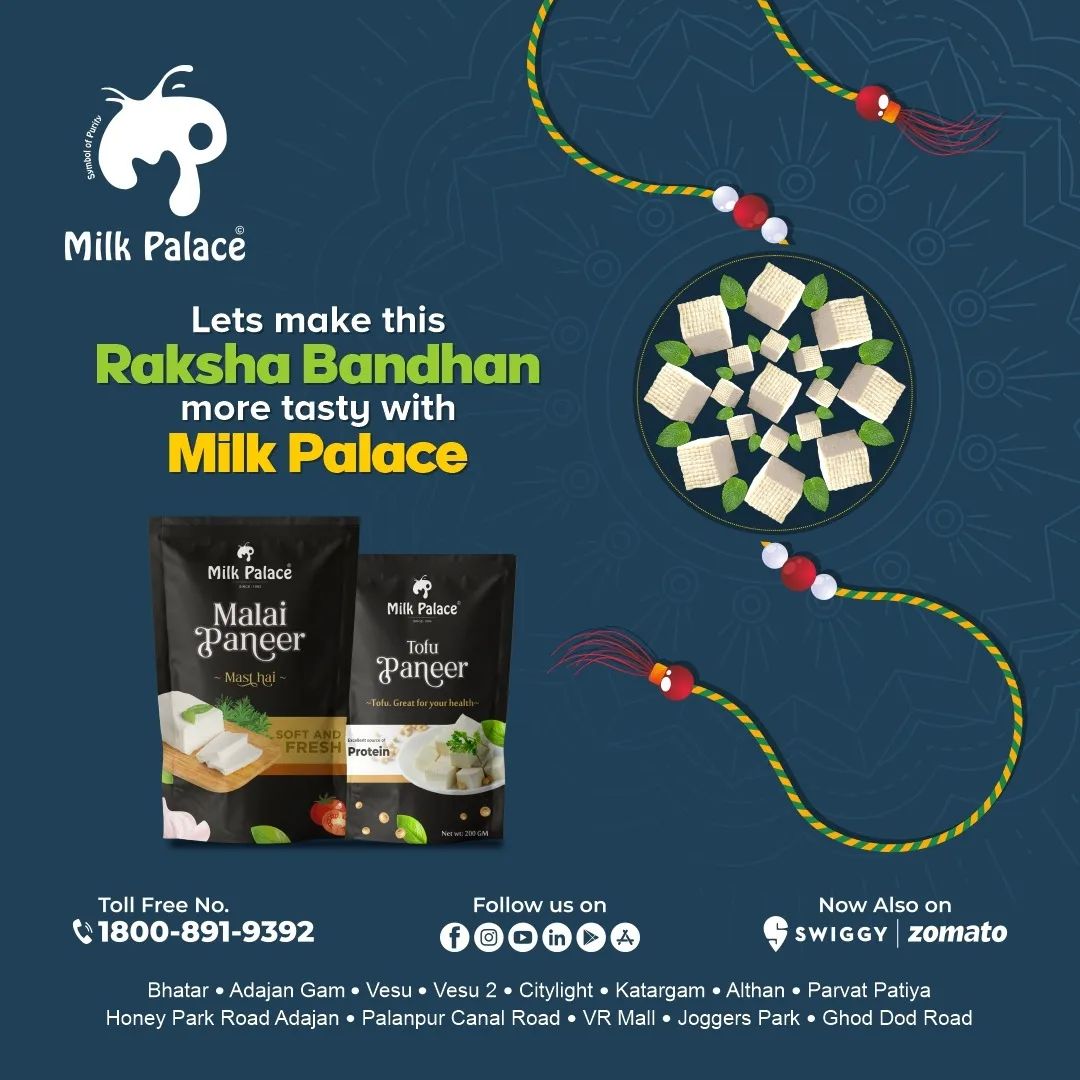 Milk Palace - Let's make this Raksha Bandhan more tasty... | Facebook