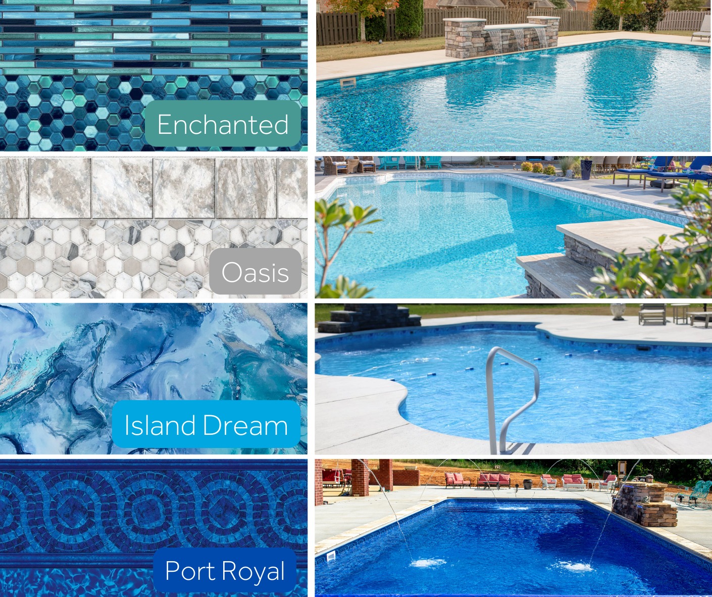 Tara Pools - Choosing a water color is more of an art than a science ...