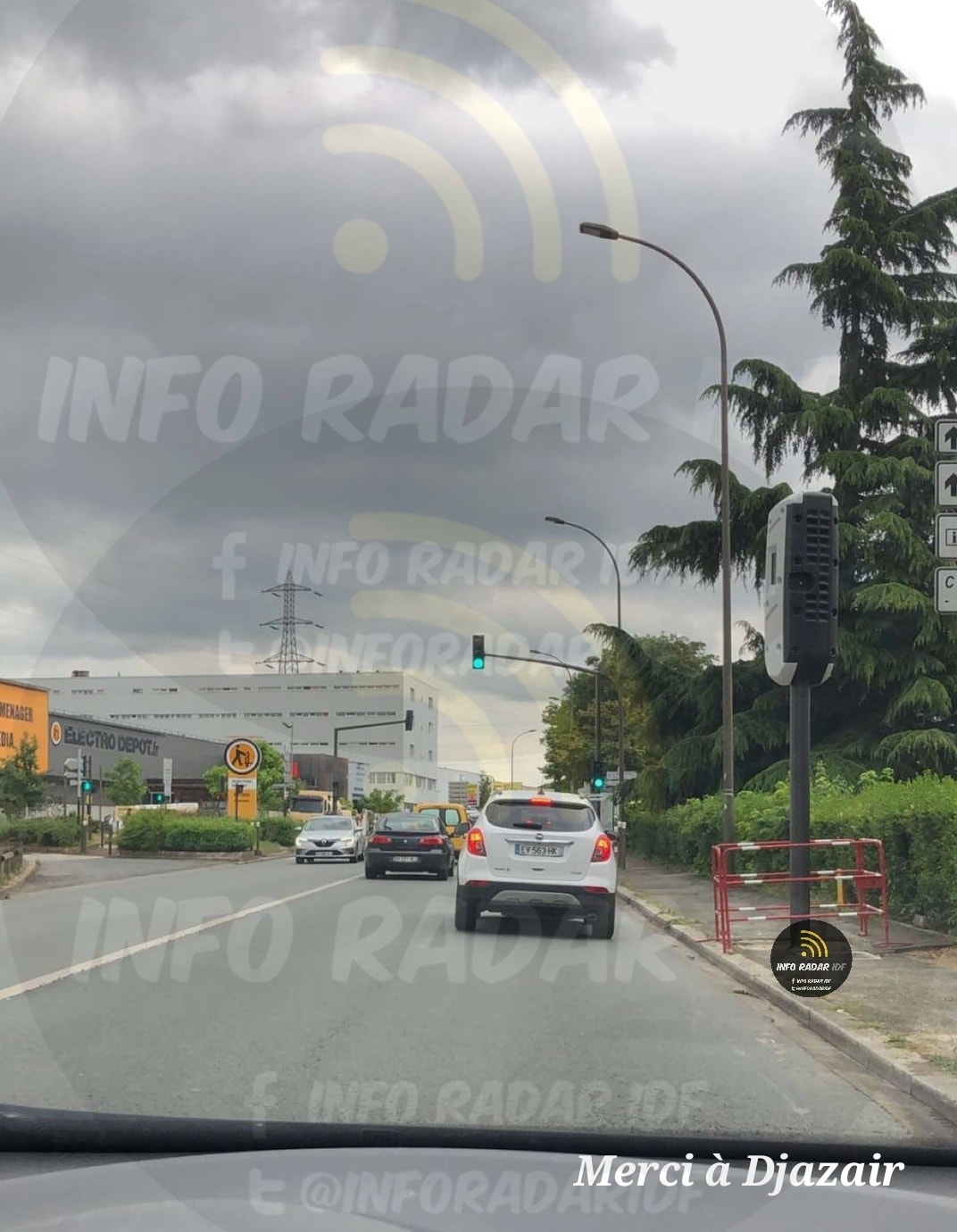 Radar A3 Noisy Le Sec 50 Km/h