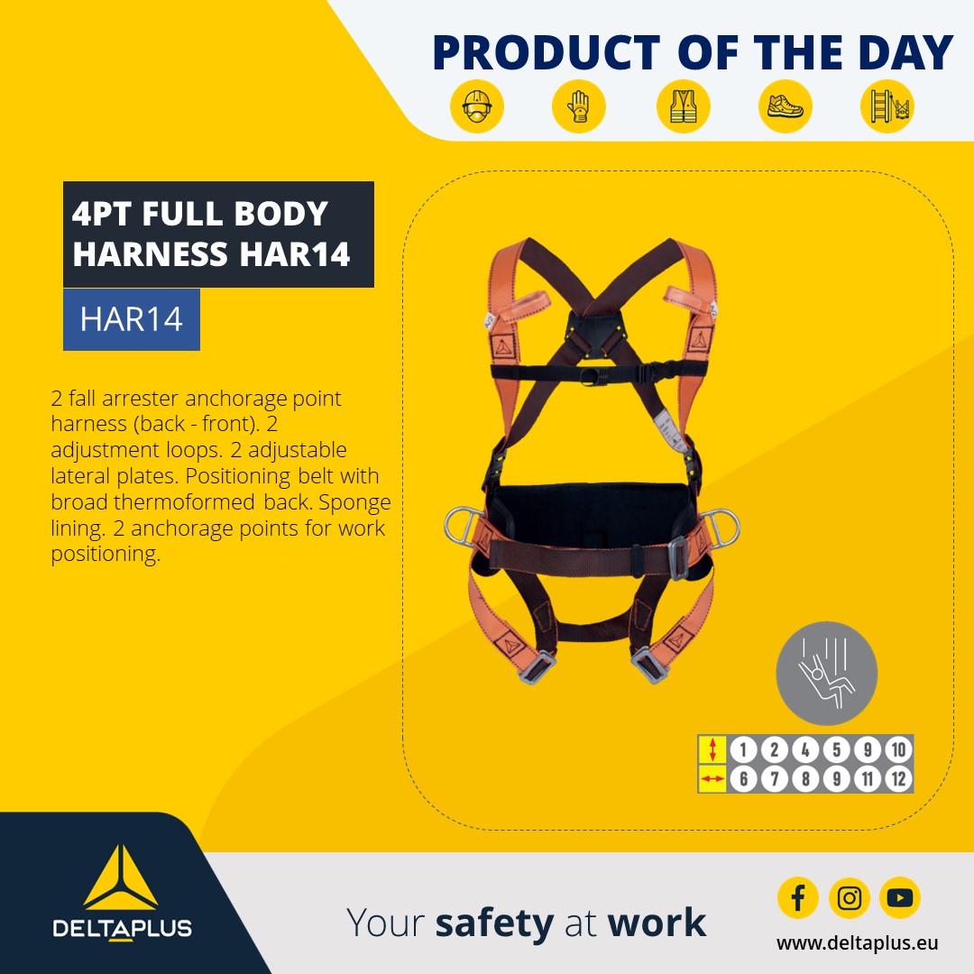 Delta Plus Philippines - PRODUCT OF THE DAY – ELARA350H SAFETY HARNESS ...
