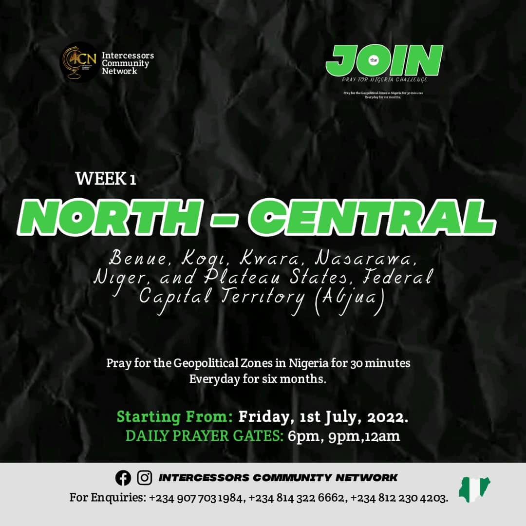 THE PRAYING FOR NIGERIA... - Intercessors Community Network.