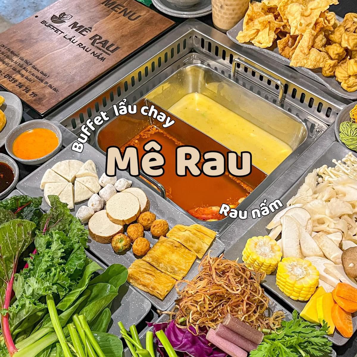 Đảo Đồ Ăn | 🍃🍃QUÁN BUFFET LẨU CHAY RAU NẤM SANG XỊN MỊN GIÁ BÌNH DÂN 🌿🌿 ...