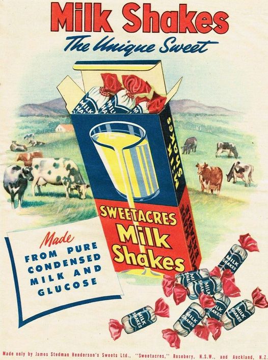 Australian - Sweetacres Milk Shakes - remember how creamy they were ...
